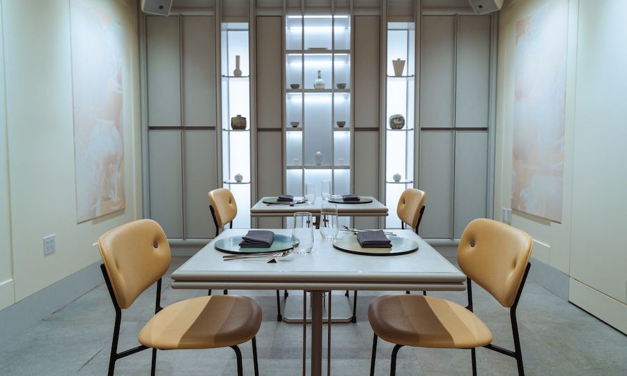 Private dining room at NARO