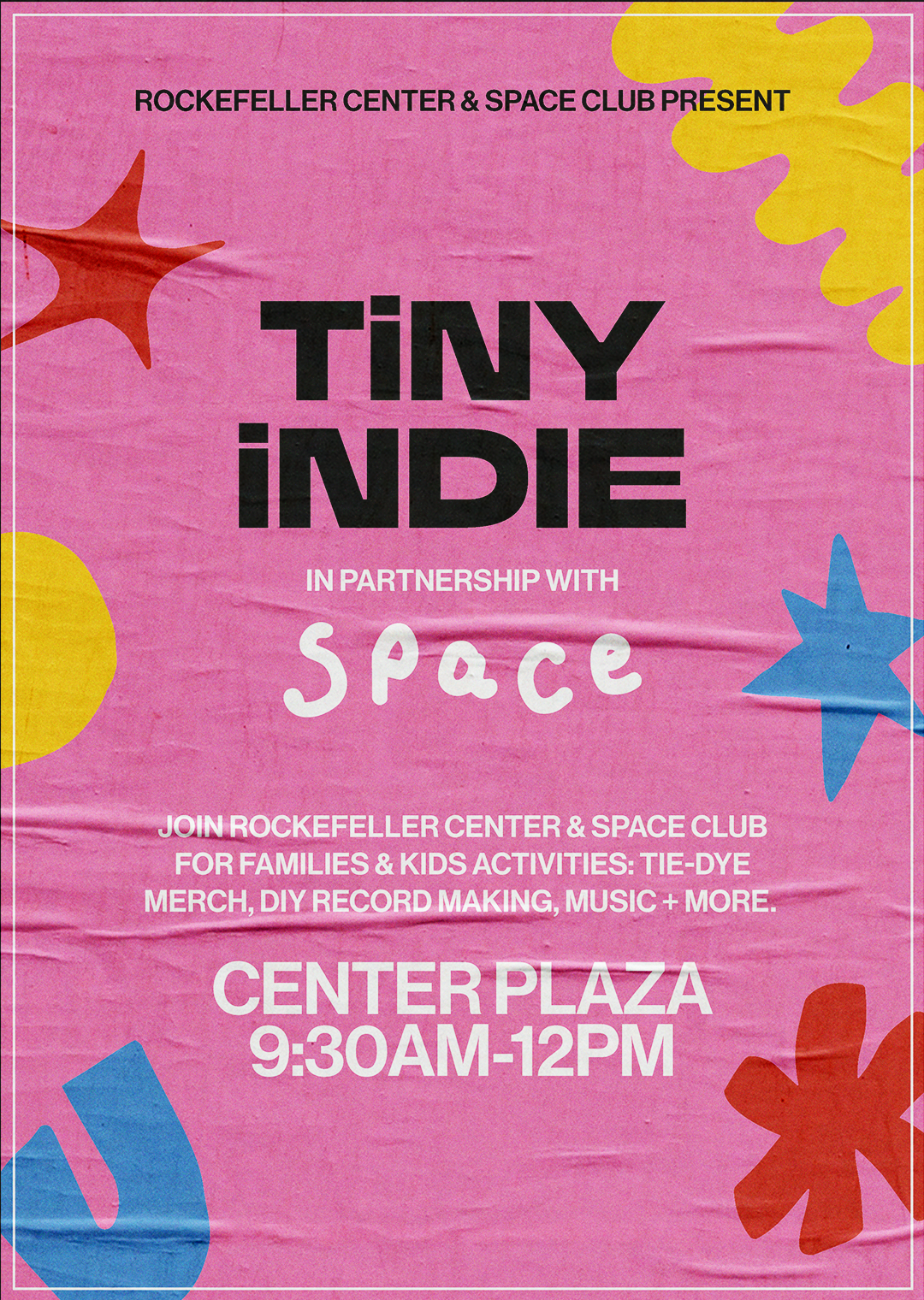 Tiny iNDie in partnership wuth space