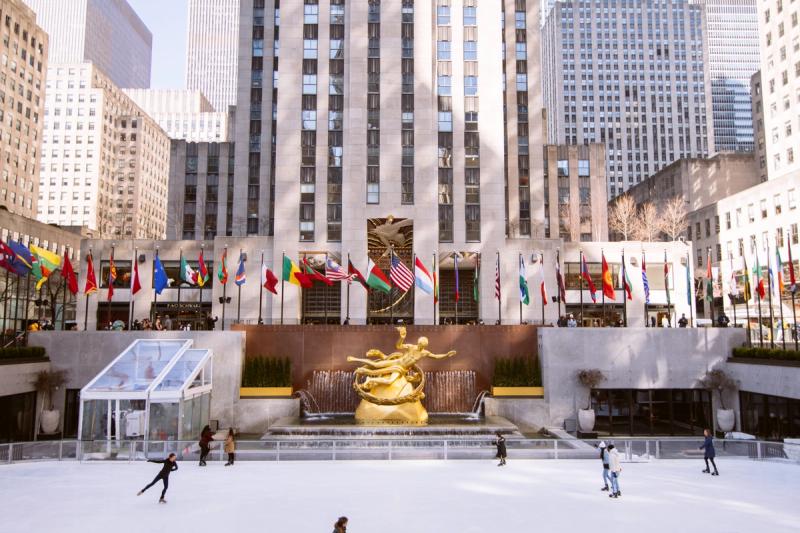 The Rink At Rockefeller Center Nycs Iconic Rink