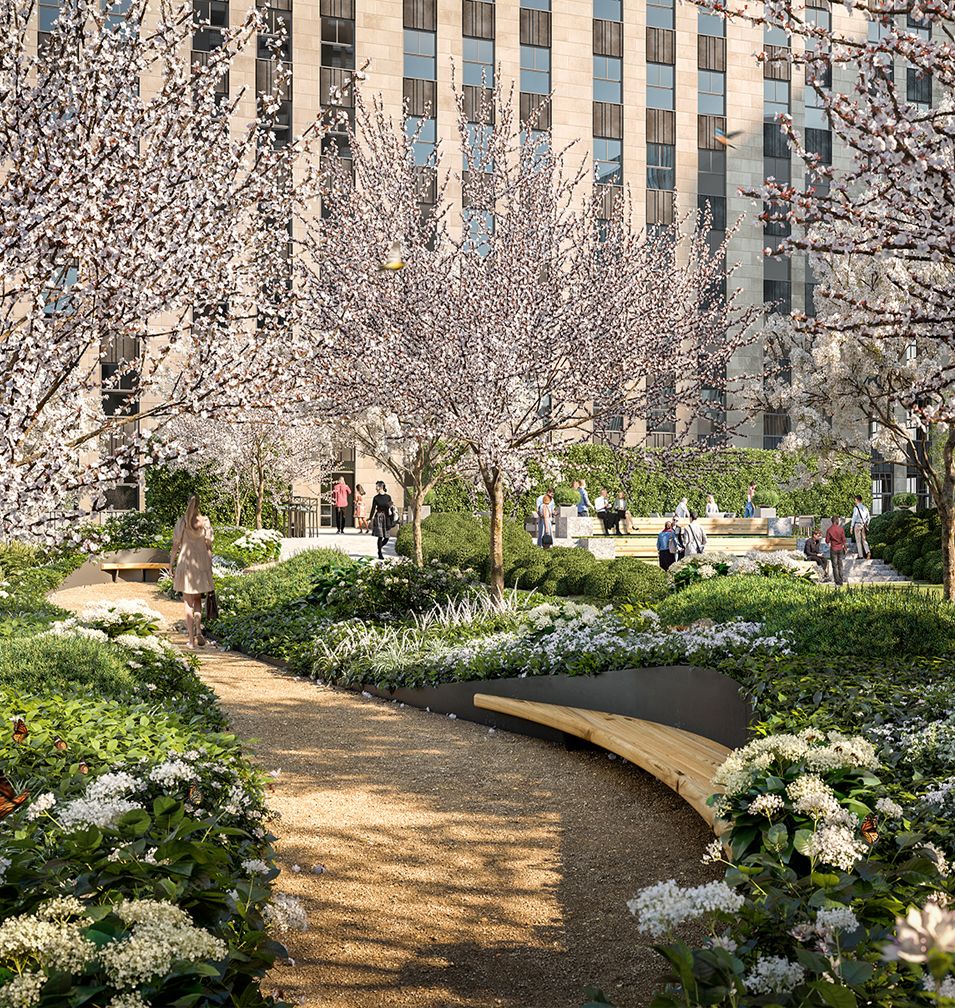 Rendering of the future Radio City Park 