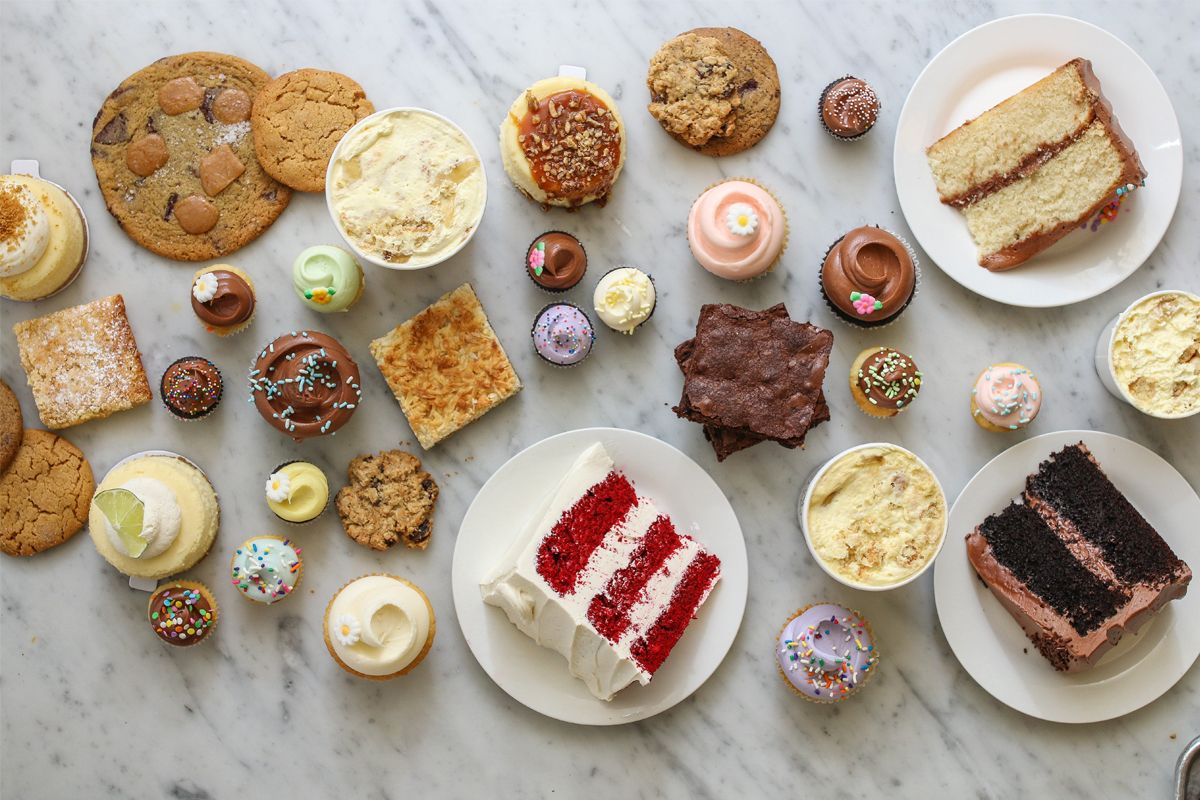 cakes and cookies from Magnolia Bakery