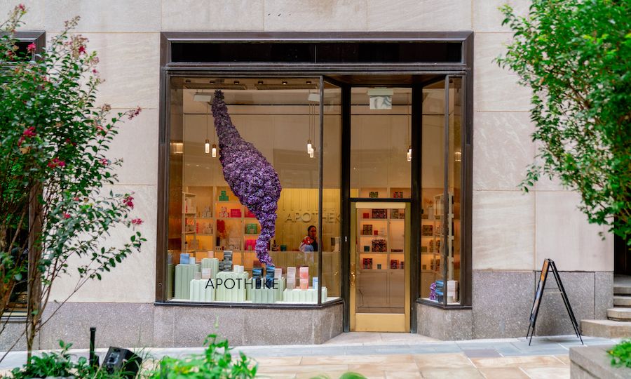 APOTHEKE's storefront at Rockefeller Center