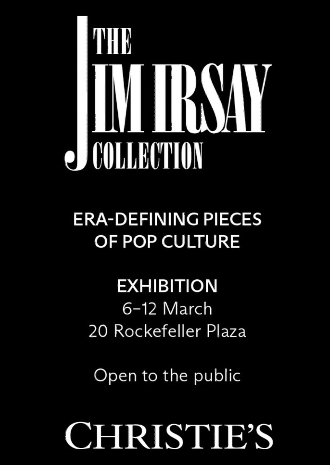 the jim irsay collection at christie's