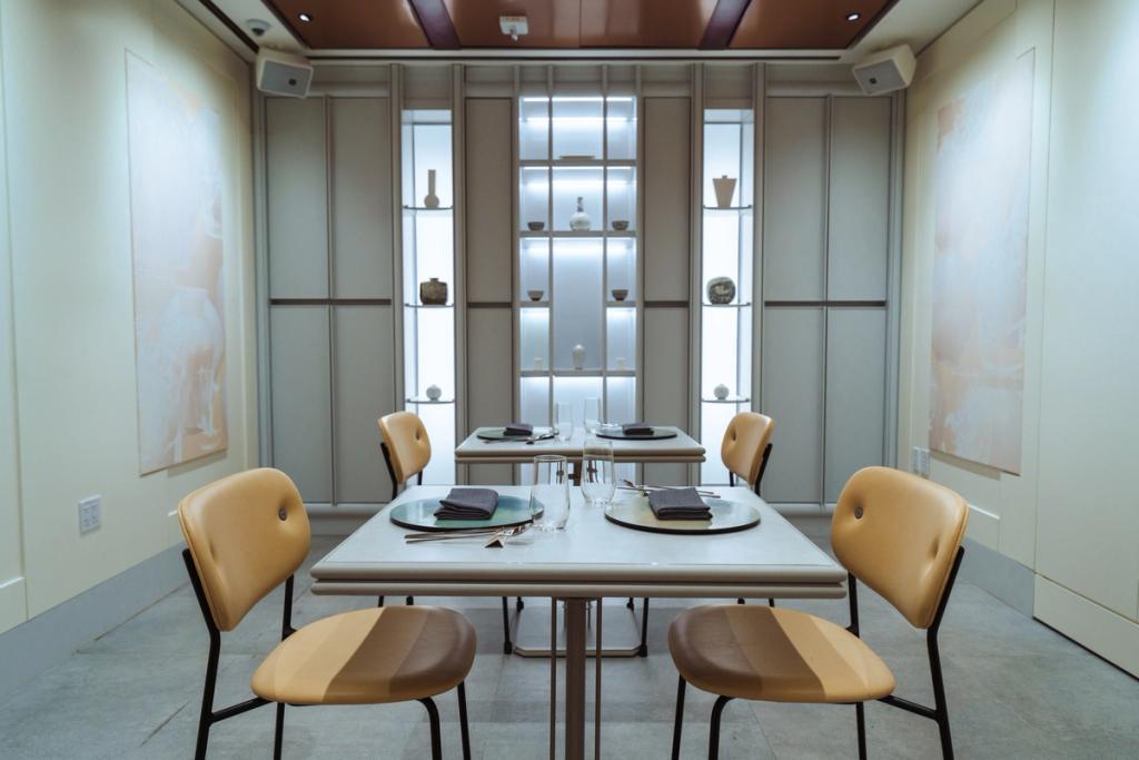 NARO's private dining room at Rockefeller Center
