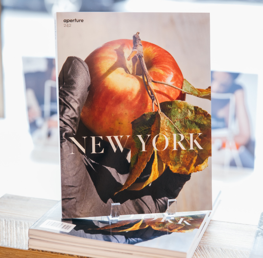 Cover of the Aperture Magazine shot by Roe Ethridge