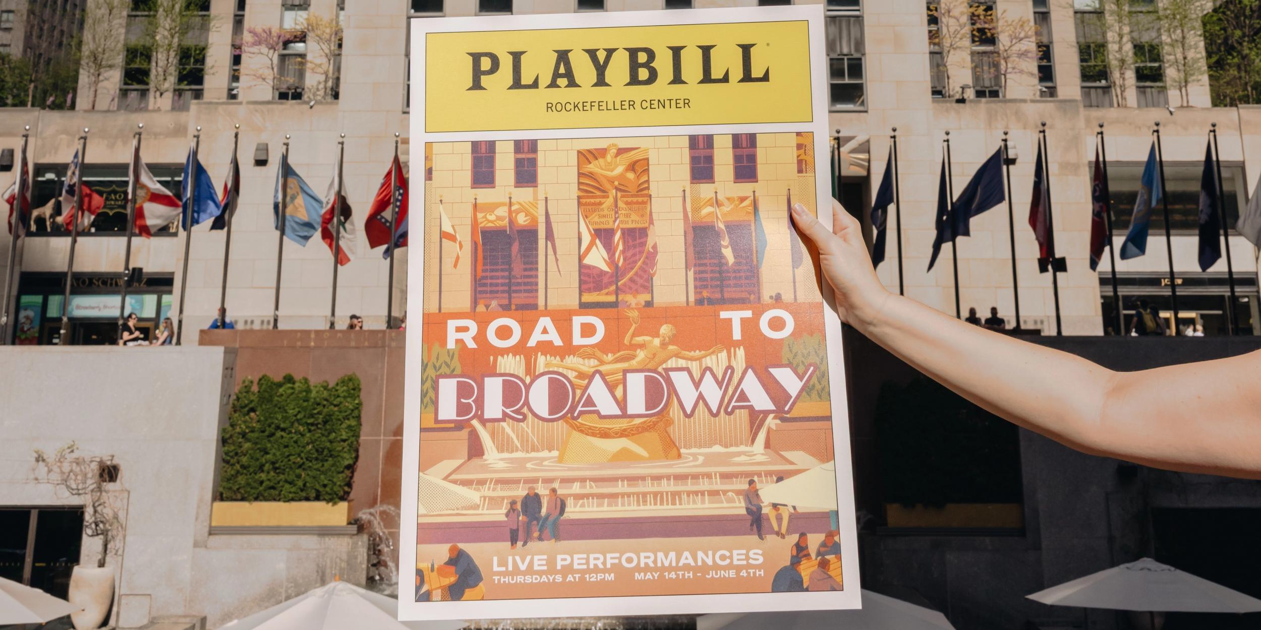 road to broadway at rockefeller center