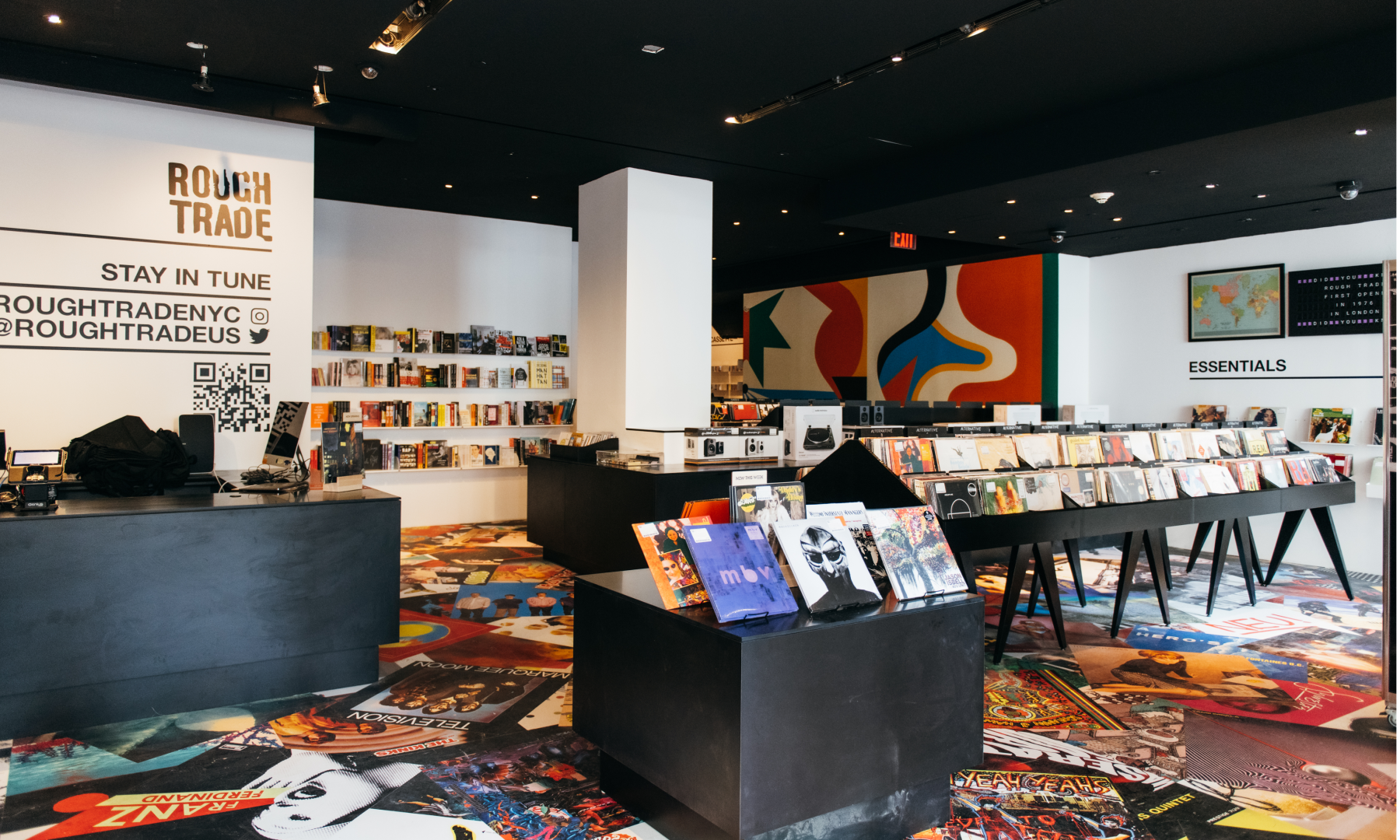 Inside Rough Trade at Rockefeller Center