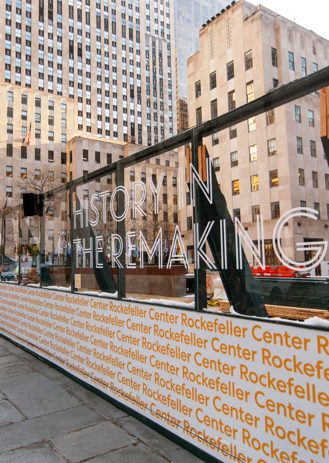 The Flag Project at Rink at Rockefeller Center