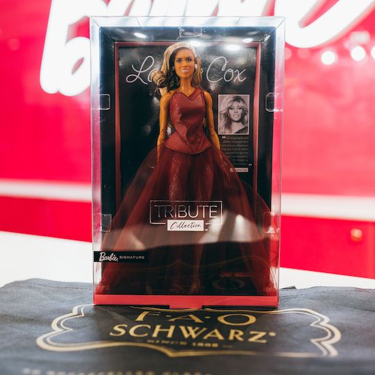 Laverne Cox Barbie doll now available at FAO Schwarz at Rockefeller Center