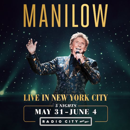 Poster for Barry Manilow at Radio City Music Hall