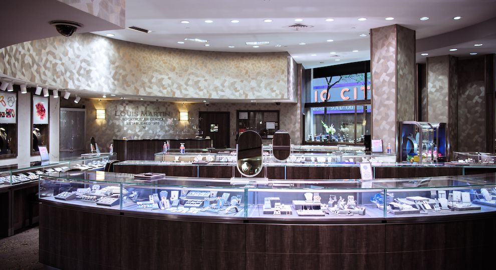 Inside the Louis Martin store at Rockefeller Center