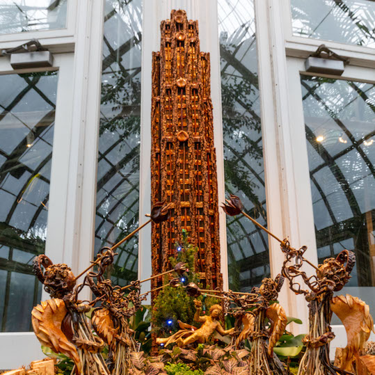 Display at the New York Botanical Garden Holiday Train Show