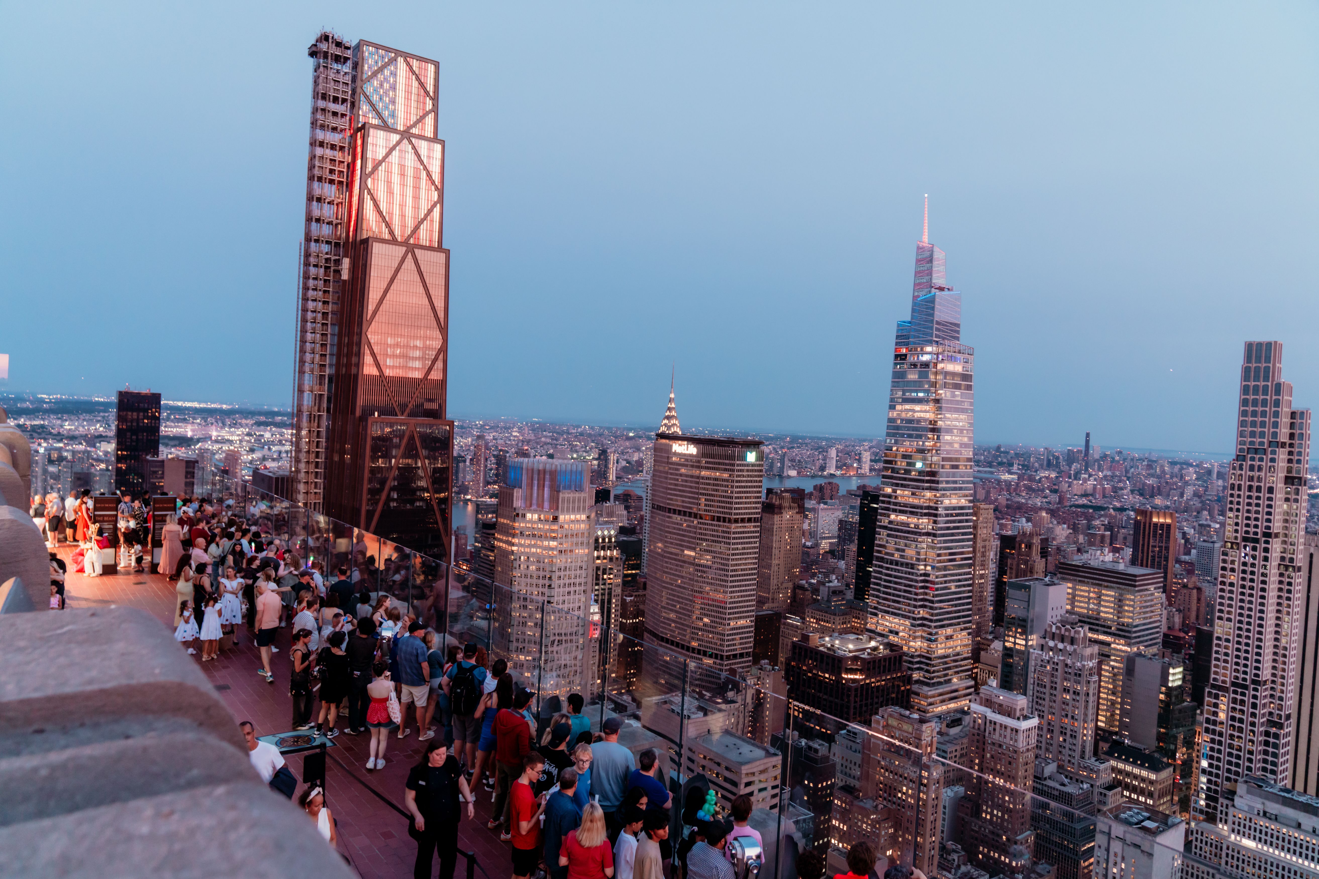 Top of the Rock on the Fourth of July