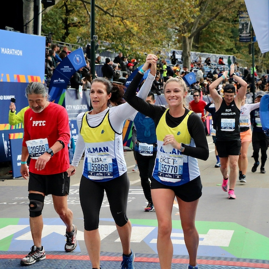 People running the New York City Marathon