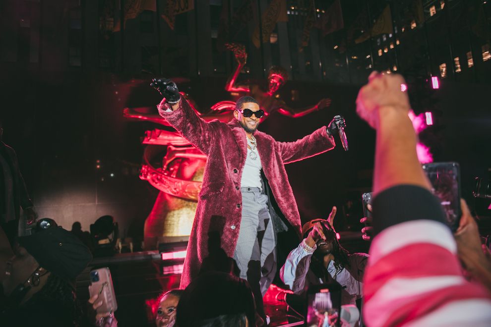 Usher at Flipper's Roller Boogie Palace at The Rink during opening weekend
