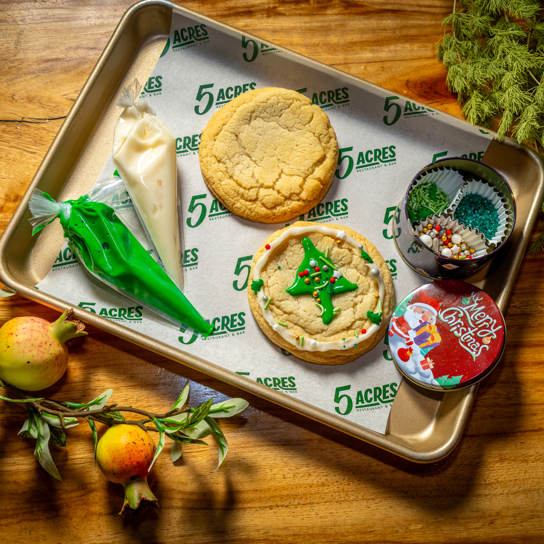 A cookie decorating kit from 5 Acres at Rockefeller Center