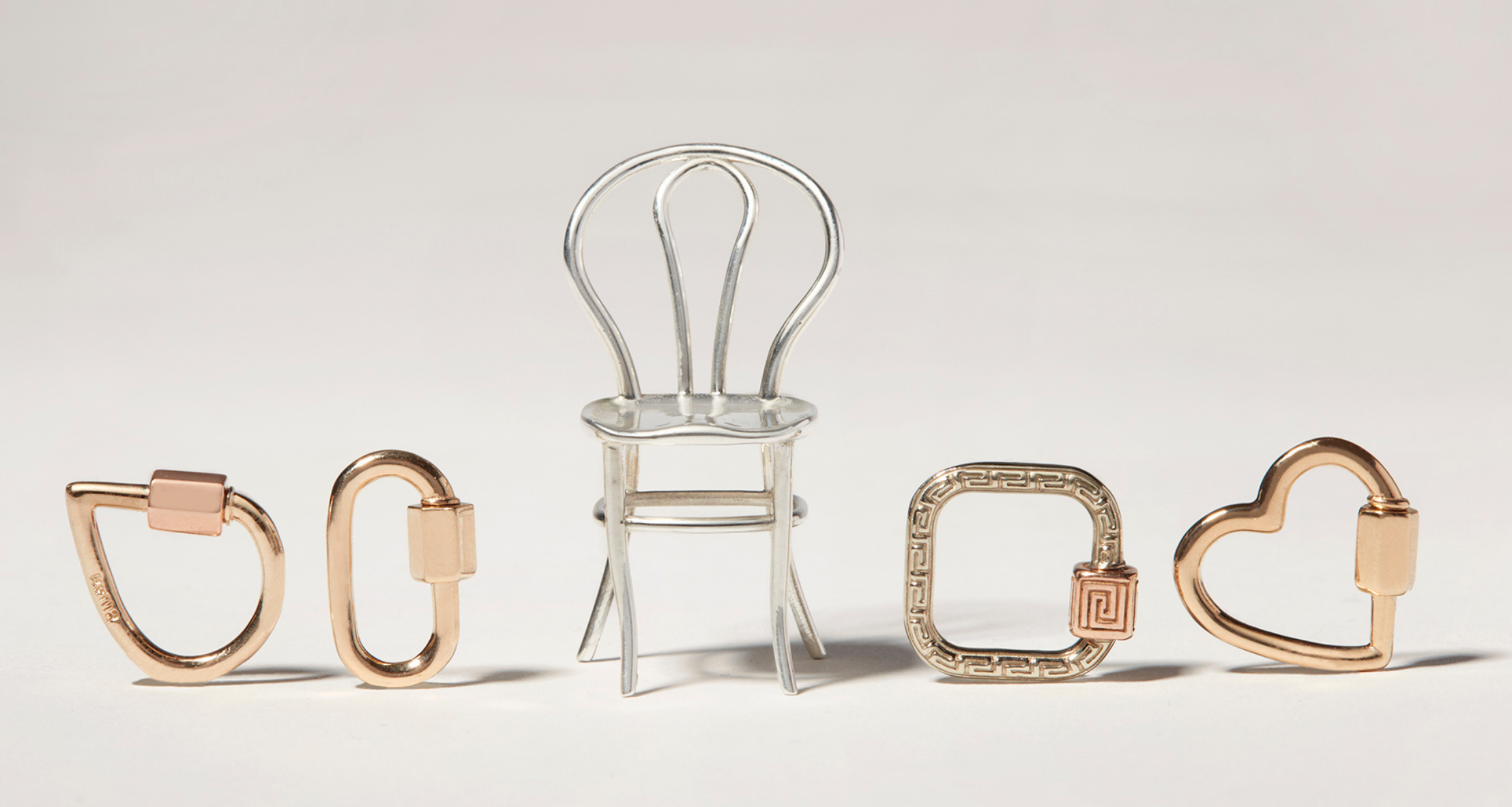 Restaurant chair charm from Marla Aaron to support the restaurant industry