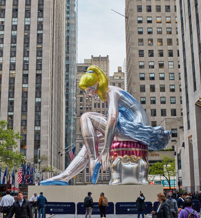 Seated Ballerina by Jeff Koons