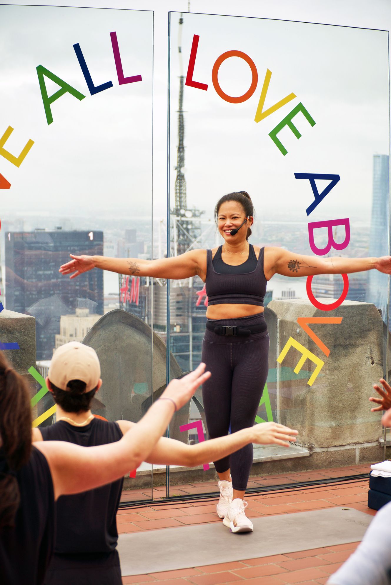 The Class instructor shown at Top of the Rock