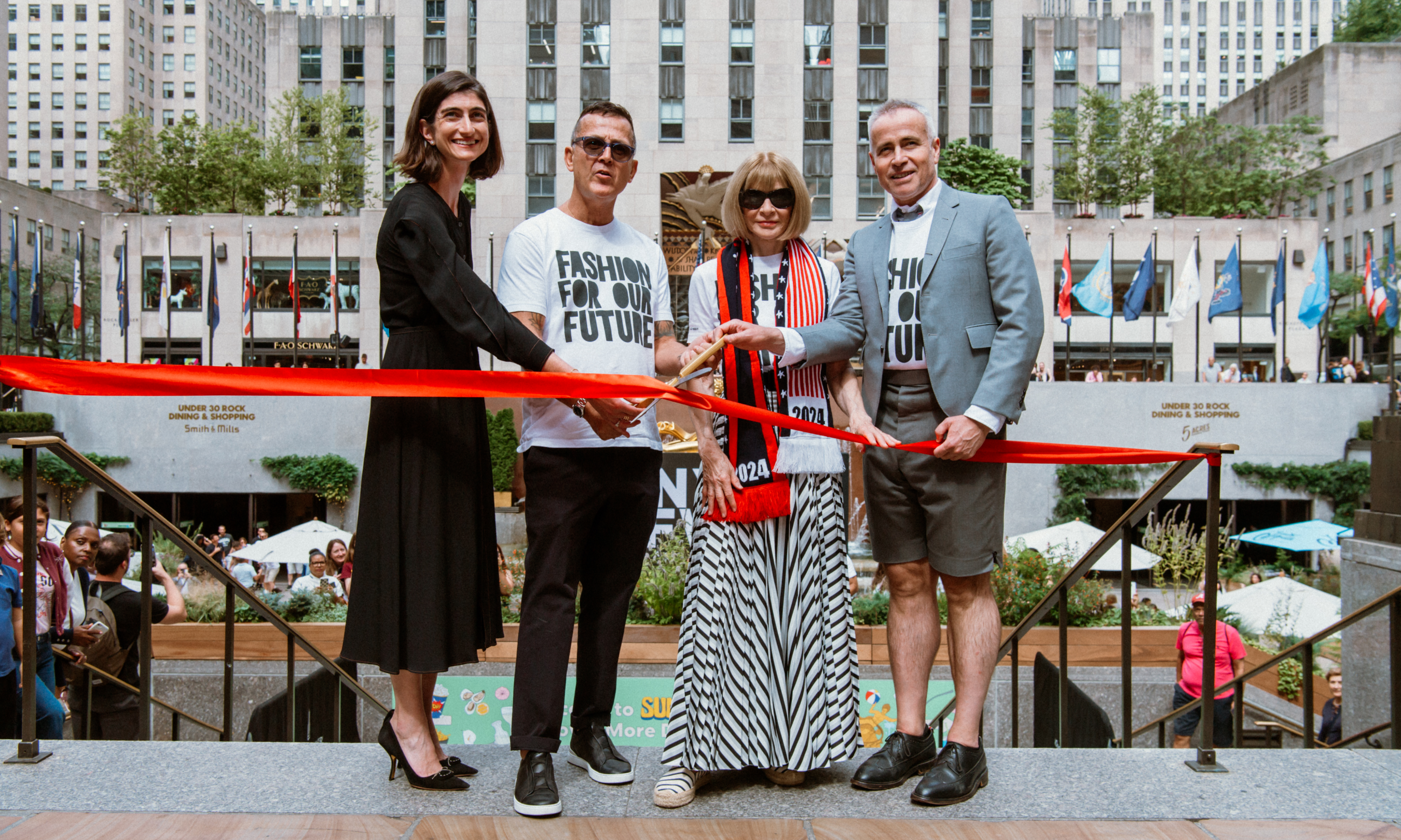 A Photo Recap of New York Fashion Week at Rockefeller Center