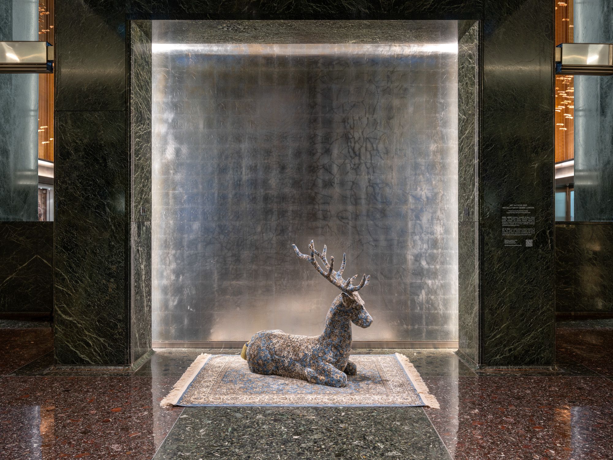 Stag sculpture