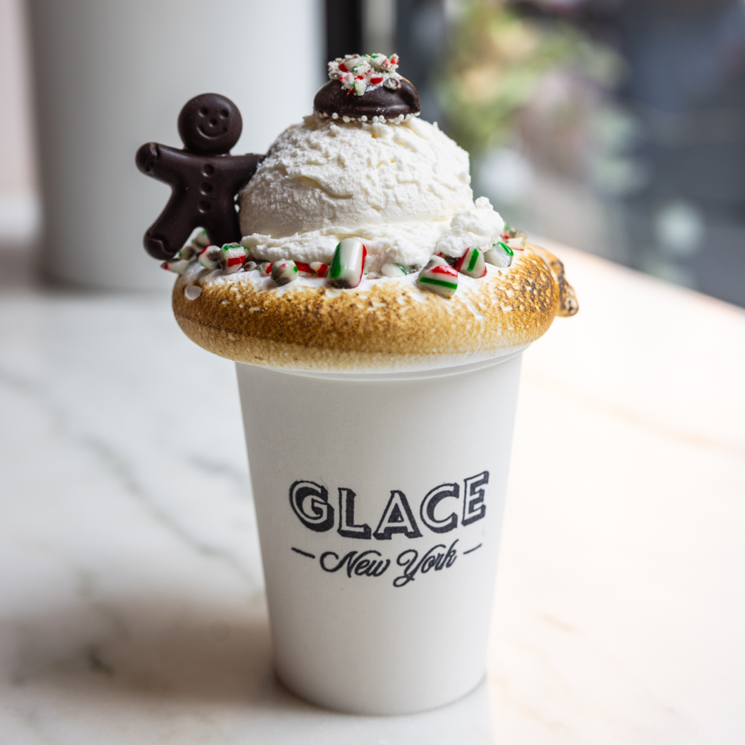 Hot chocolate from Glace at Rockefeller Center