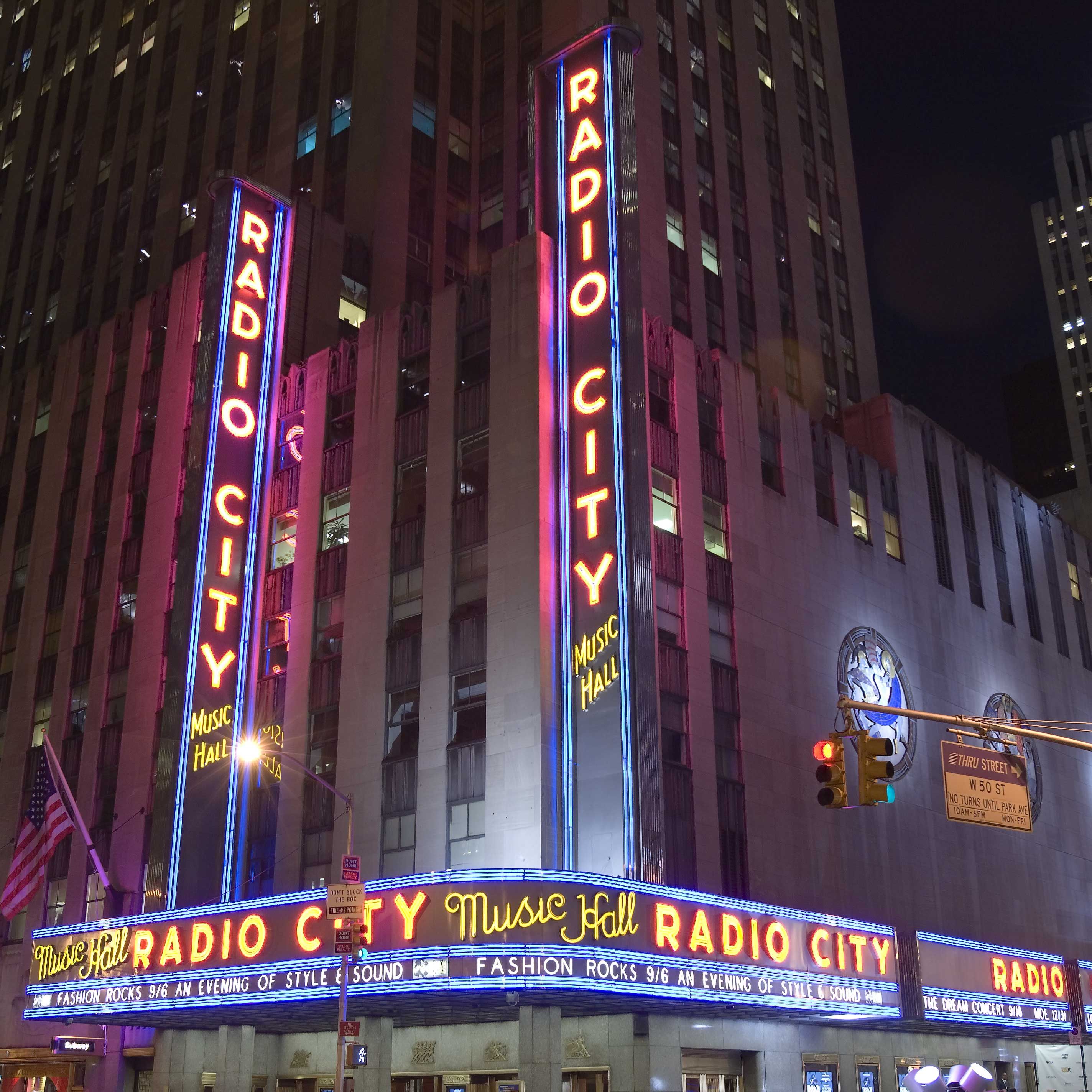 outside of Radio City Music Hall