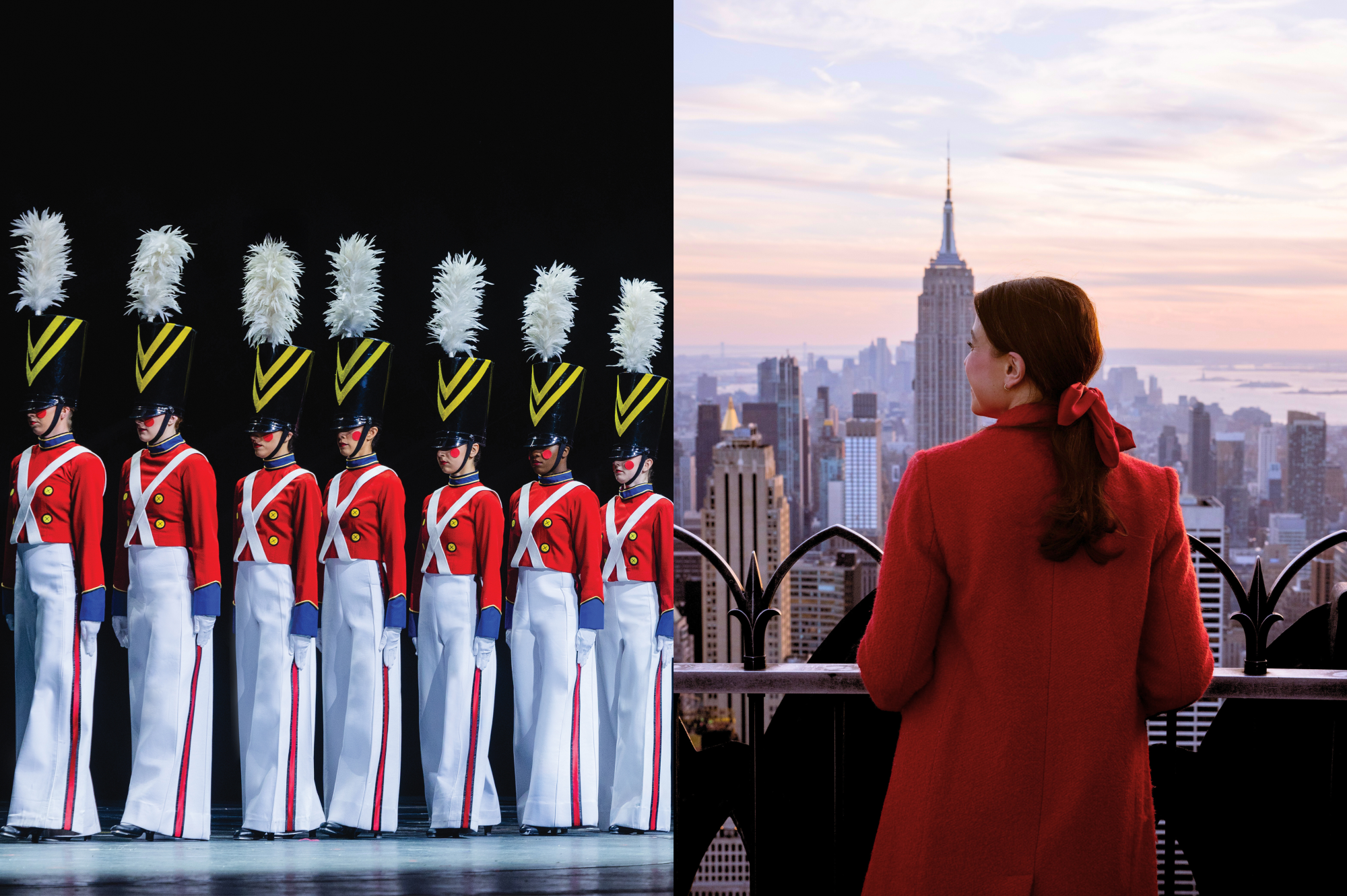 the rockettes and top of the rock view