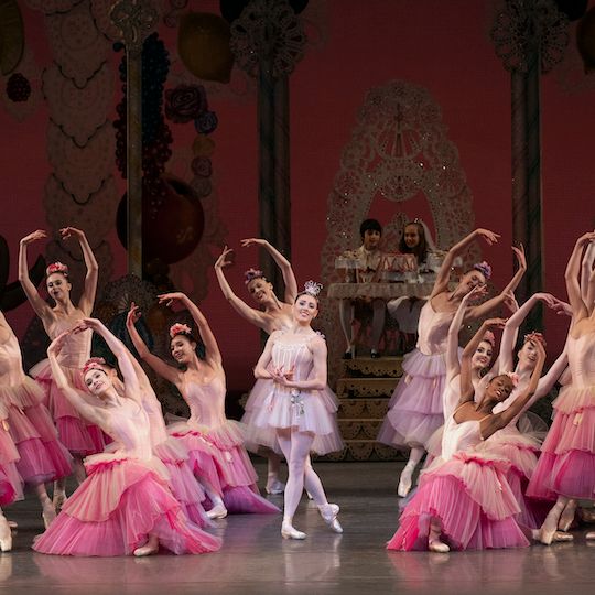 New York City ballet dancers perform The Nutcracker