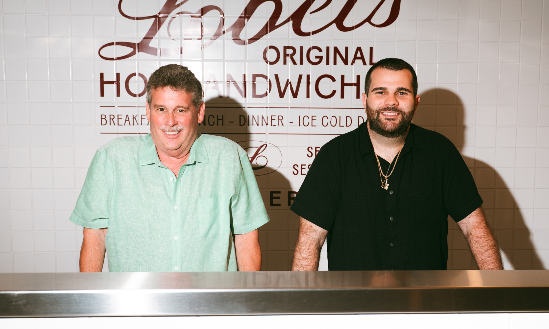 Mark Lobel and his son, Brian Lobel