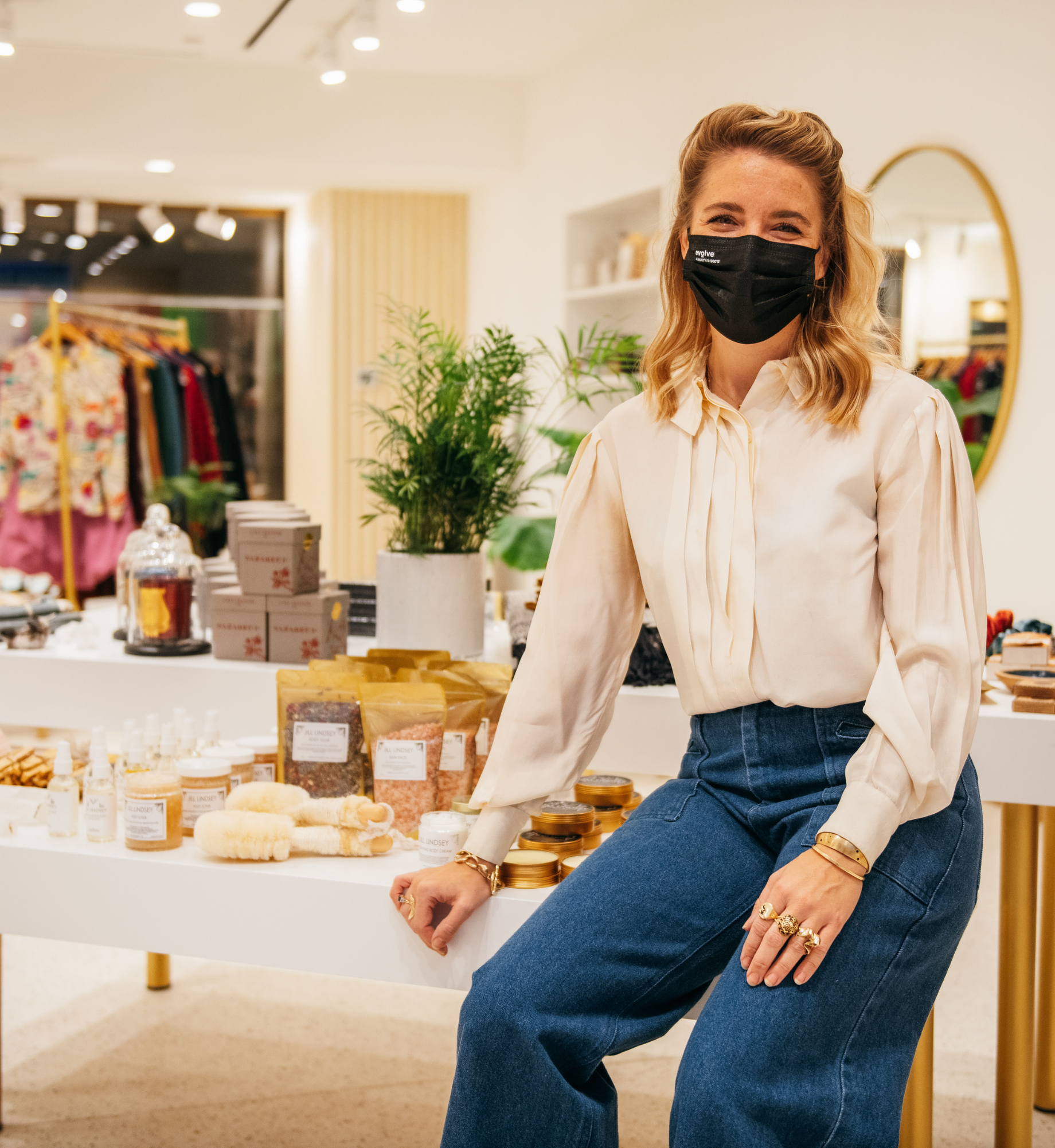 Jill Lindsey in her Rockefeller Center Store