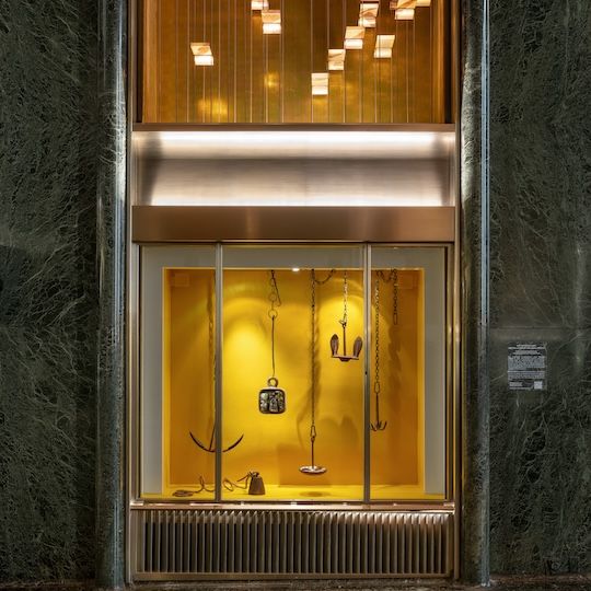 Artwork by Melissa Joseph on display at Rockefeller Center
