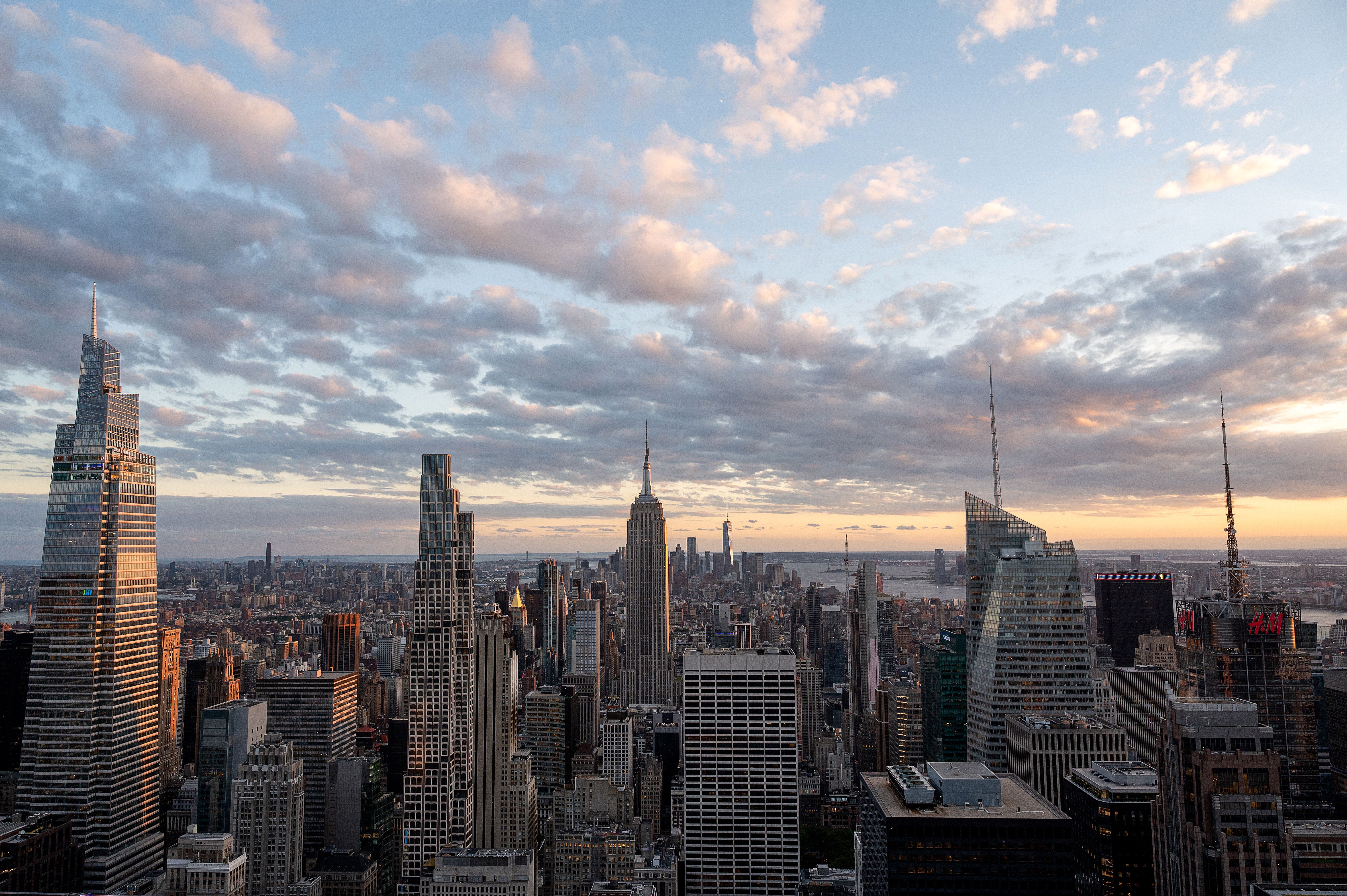 Top of the Rock views at sunset