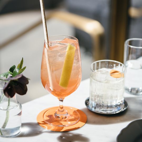 Cocktails from Lodi at Rockefeller Center