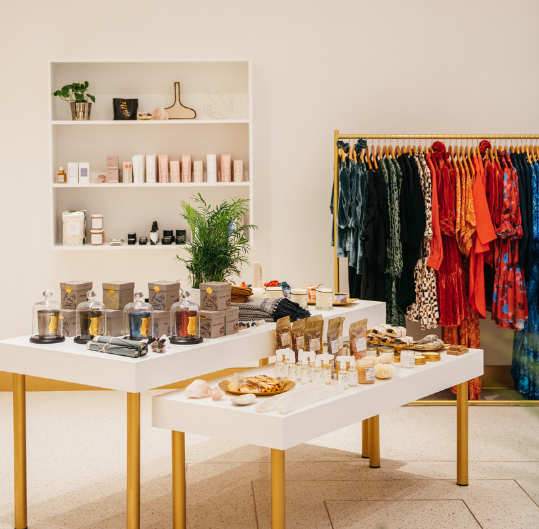 A display at the Jill Lindsey store at Rockefeller Center