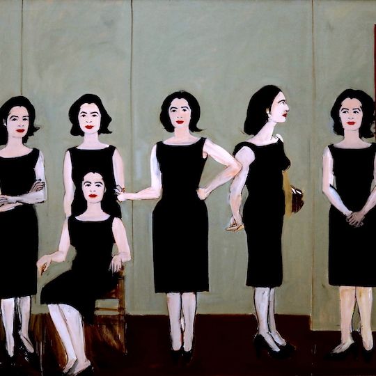 The Black Dress by Alex Katz, 1960