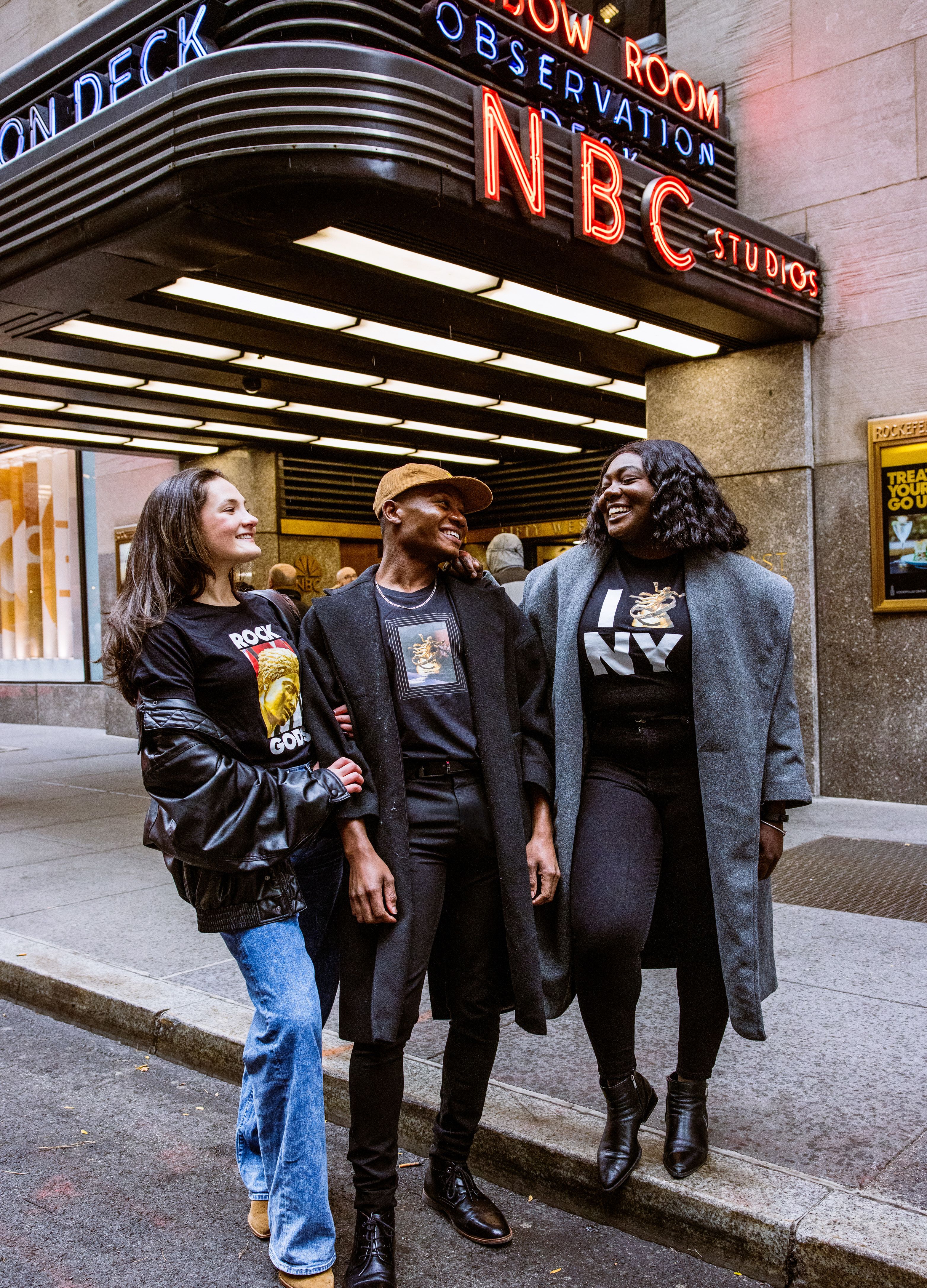 Top of the Rock merchandise on the street