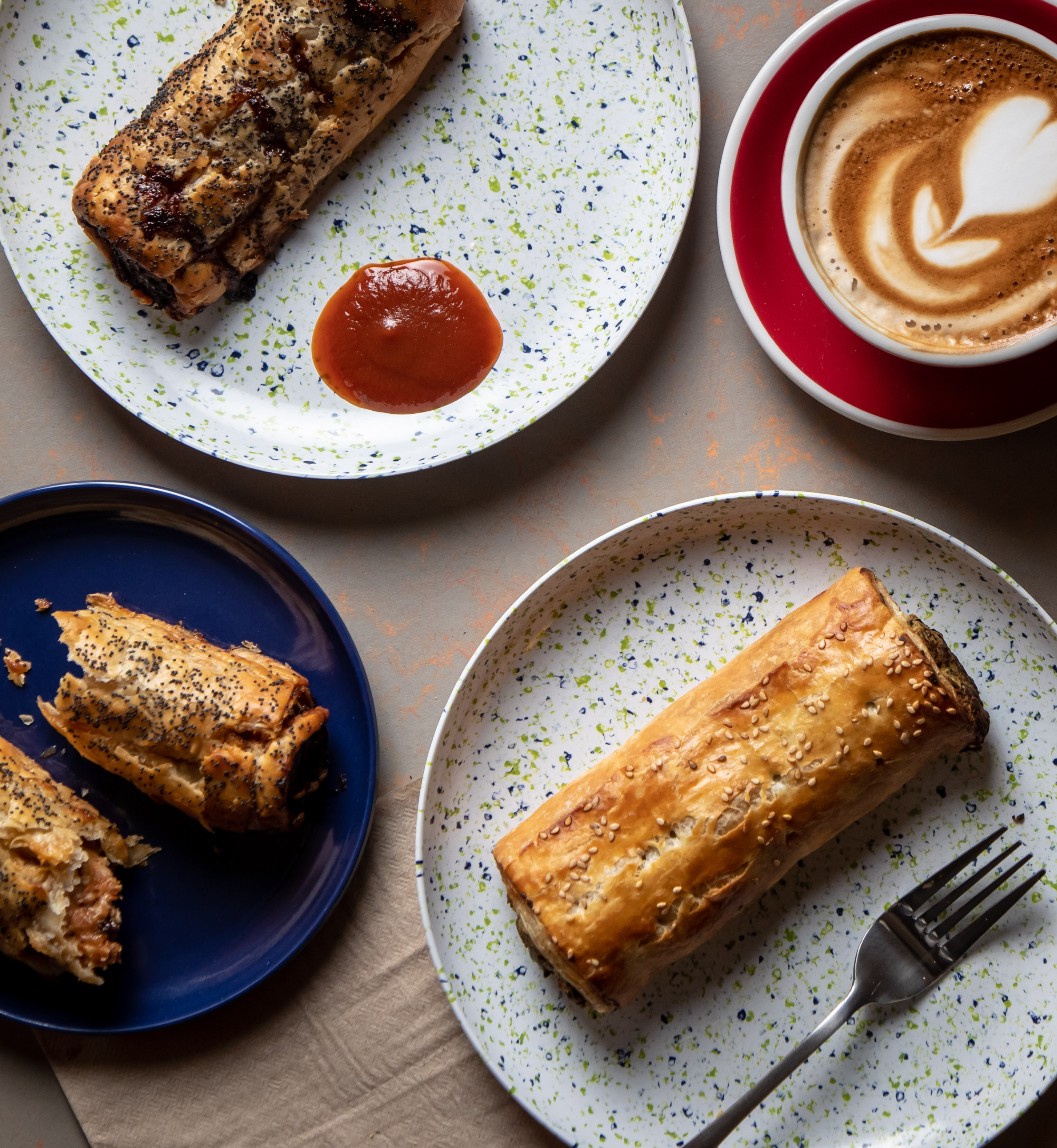 A selection of pastries from Bourke Street Bakery at Rockefeller Center