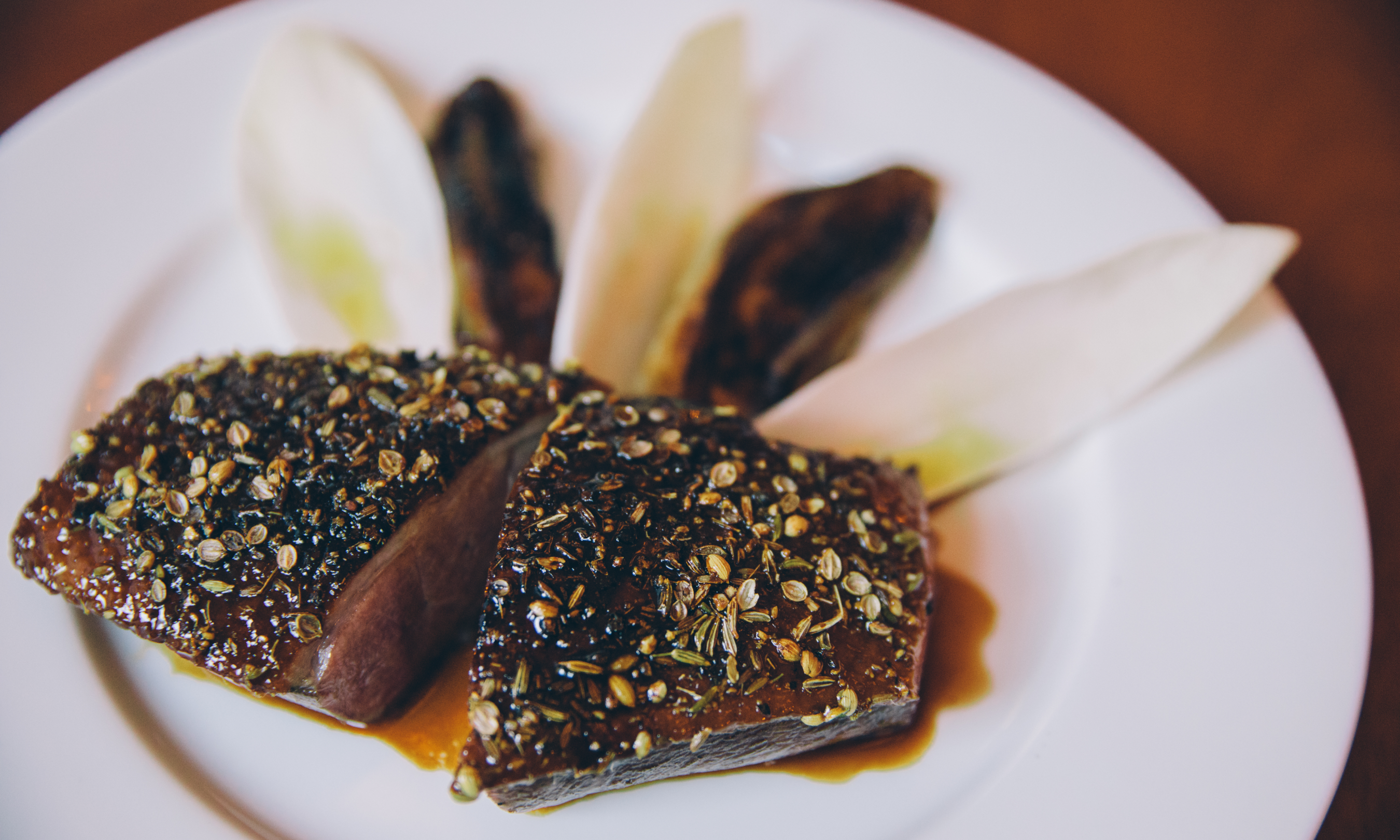 Steak from Le Rock at Rockefeller Center