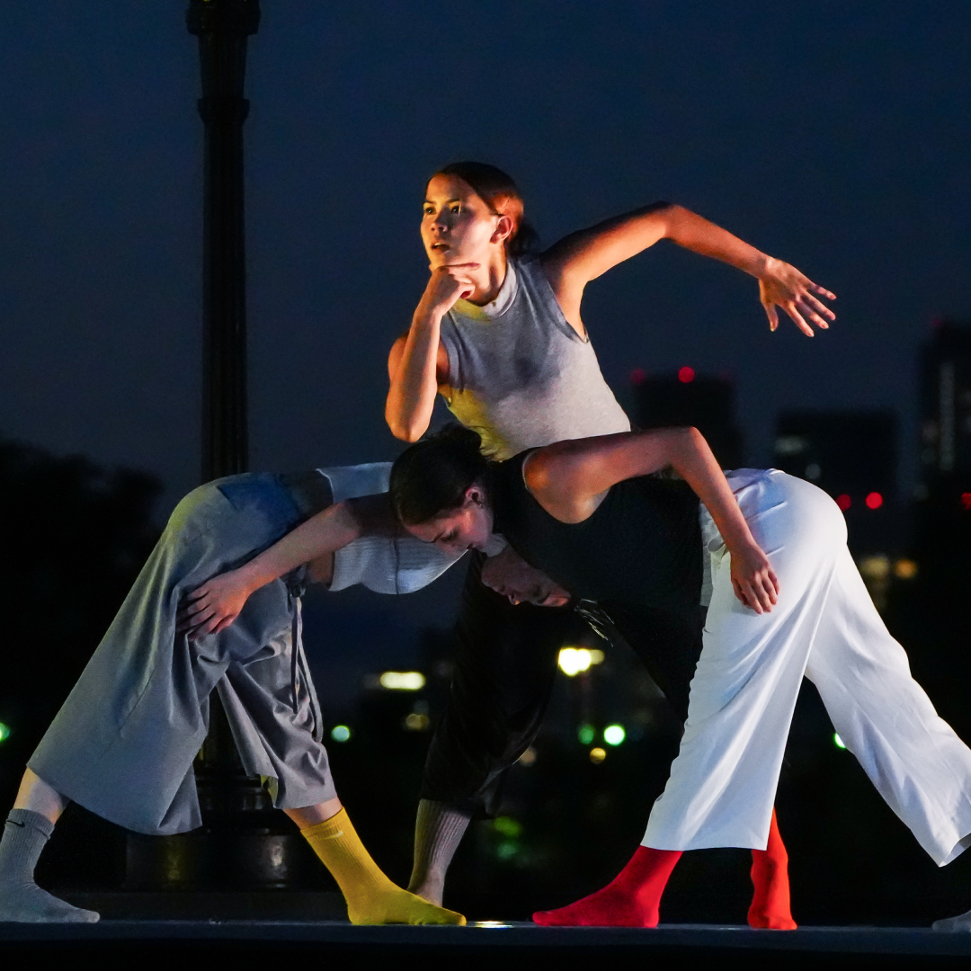 Kailei Sin dancing during the Battery Dance Festival
