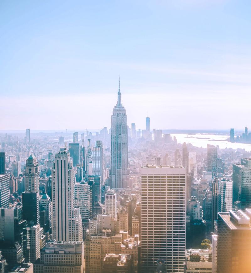 View of the New York City skyline