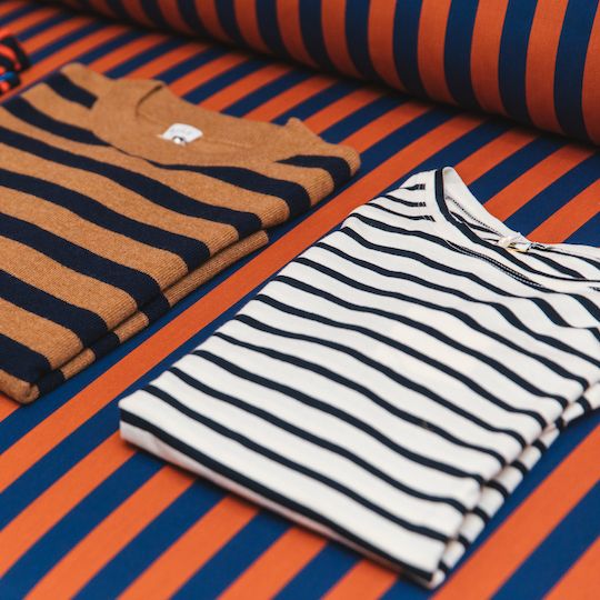 Black and white striped t-shirt from Kule at Rockefeller Center