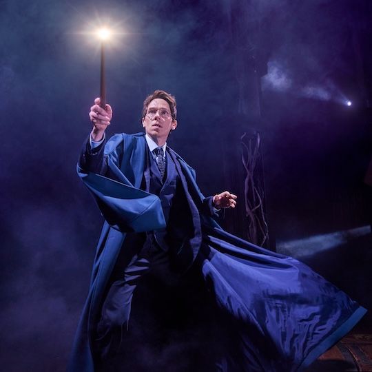 Steven Haggard at Harry Potter in Broadway's 