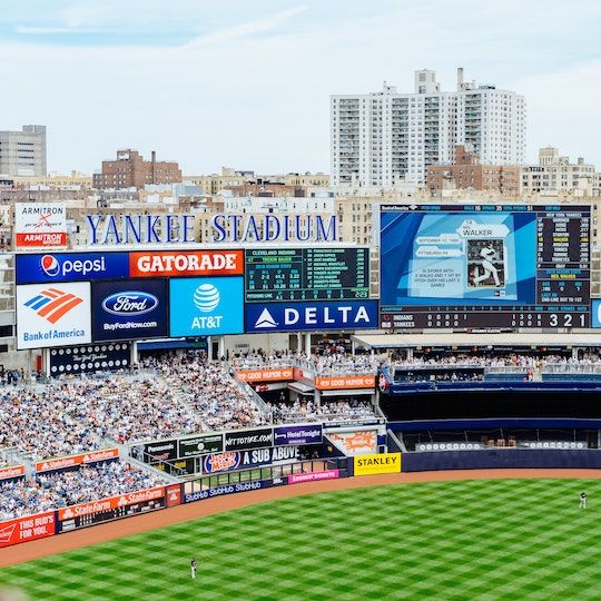 Aerial view of Yankee Stadium