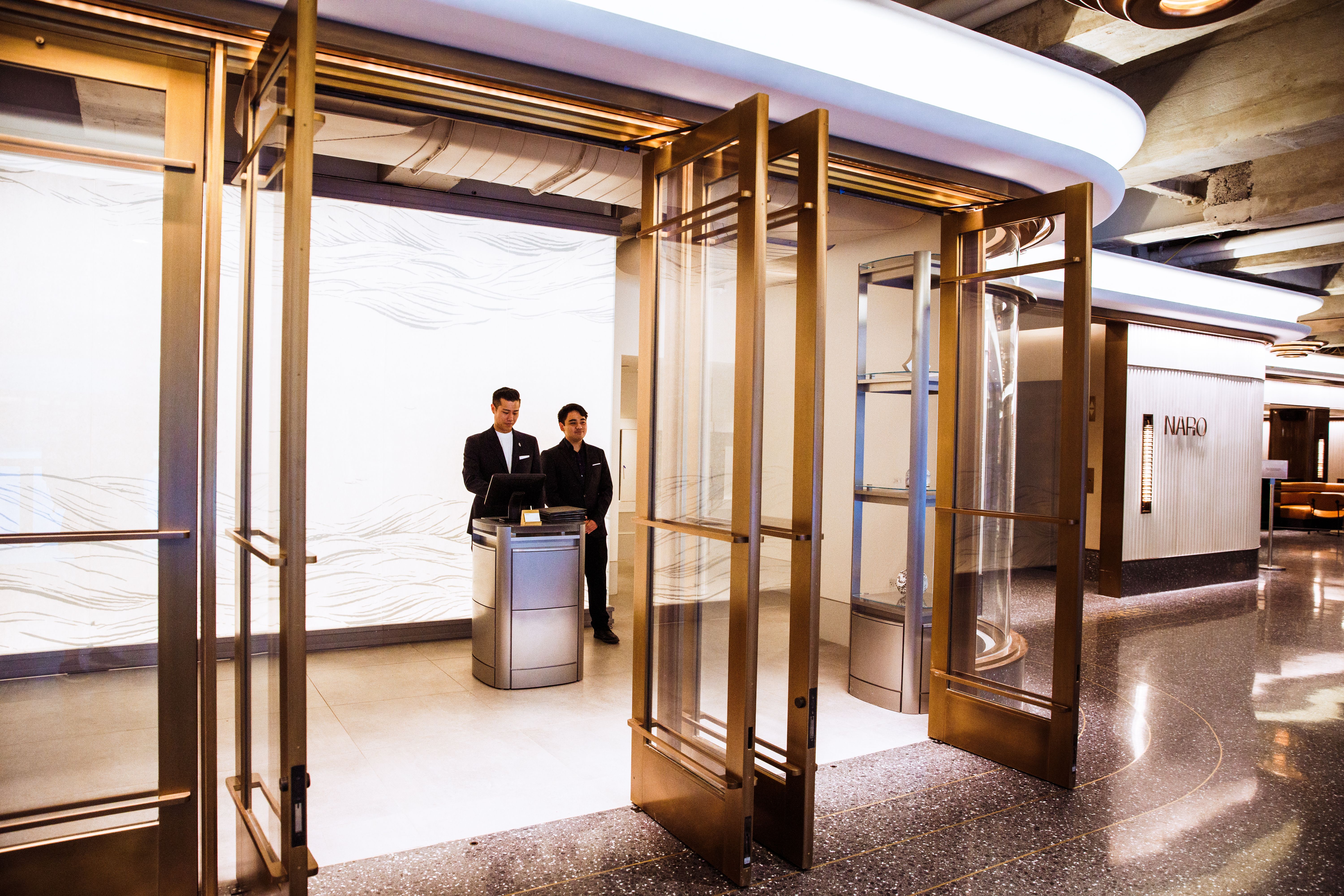 Entrance of NARO at Rockefeller Center