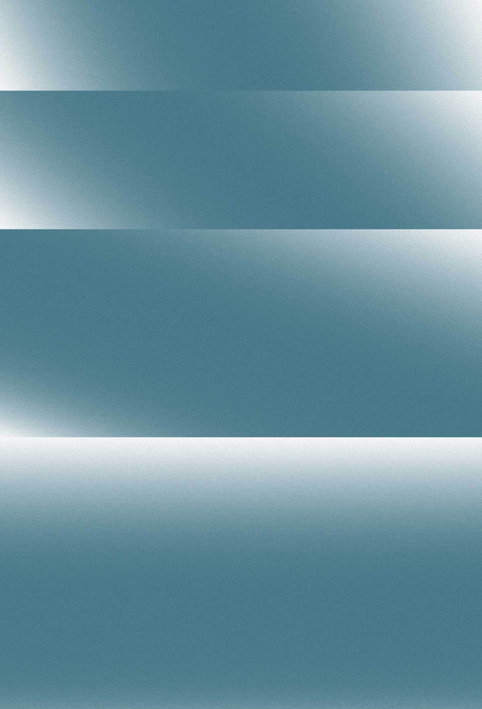 Abstract graphic of blue rectangles