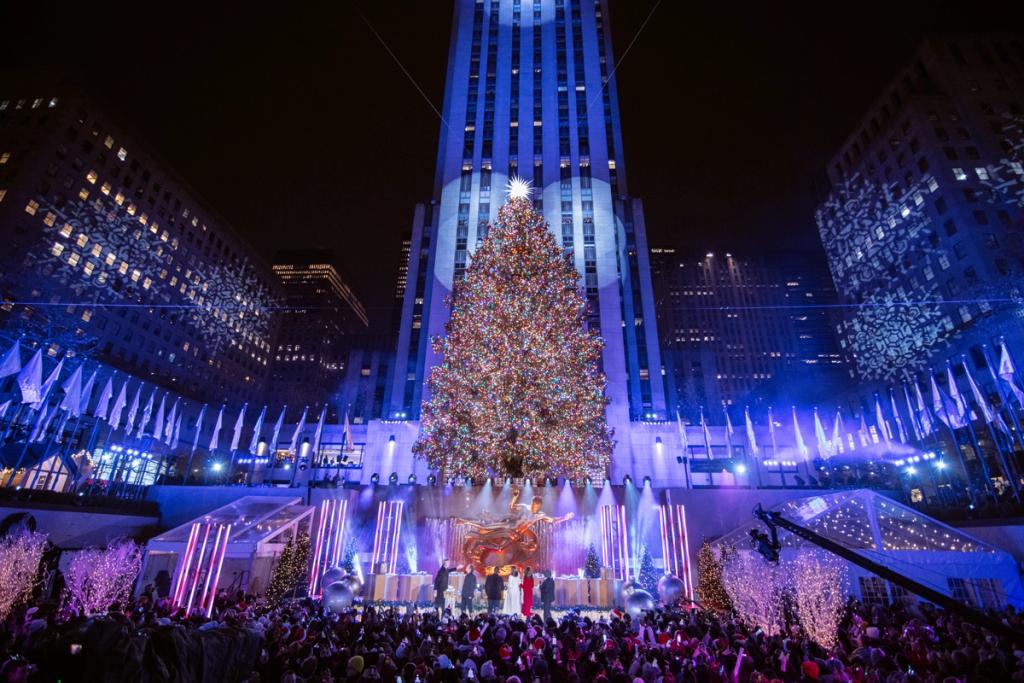 2021 Rockefeller Center Christmas Tree Lighting Ceremony
