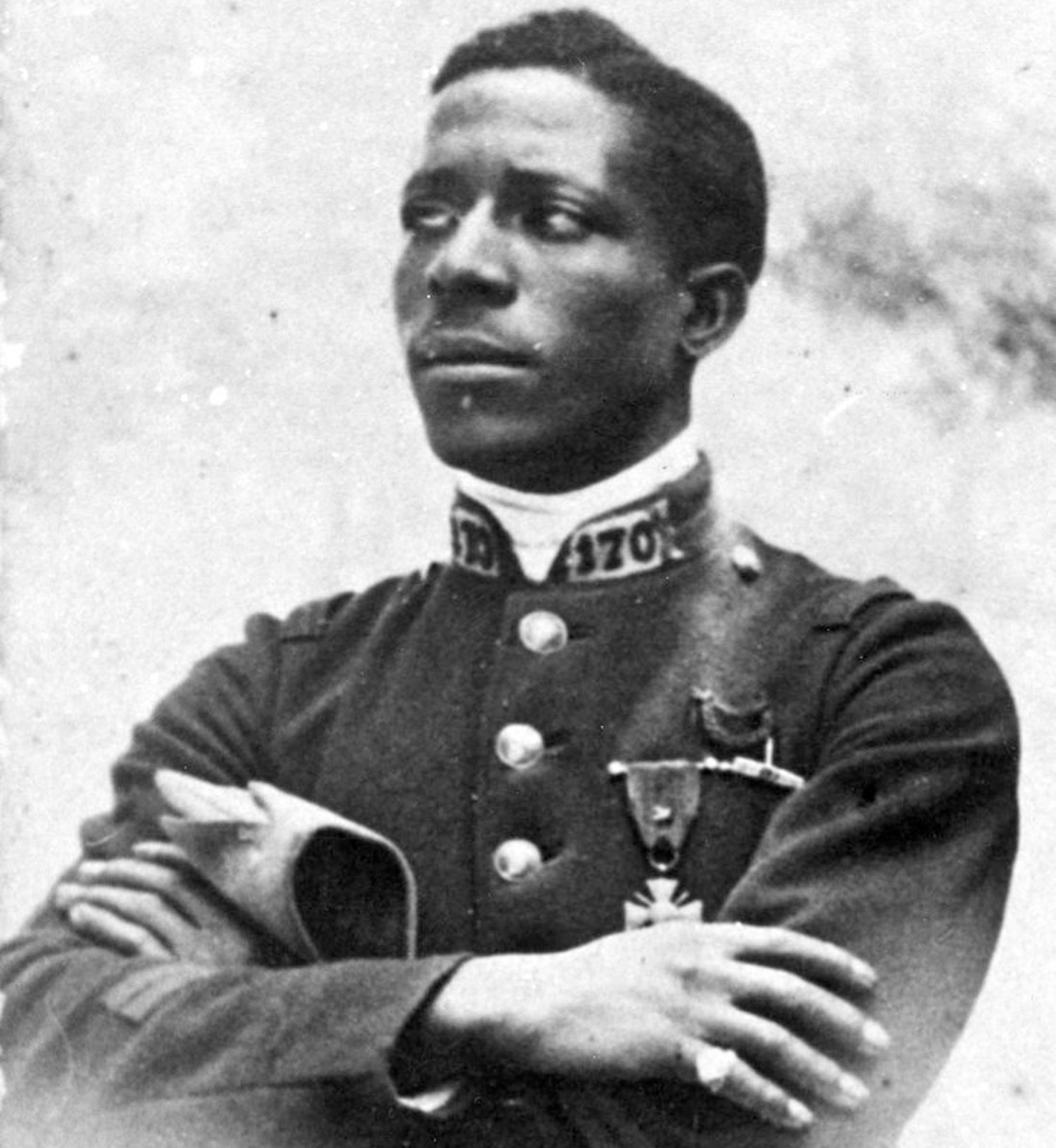 World War I hero Eugene Bullard in his military uniform, photo courtesy of Wikimedia Commons