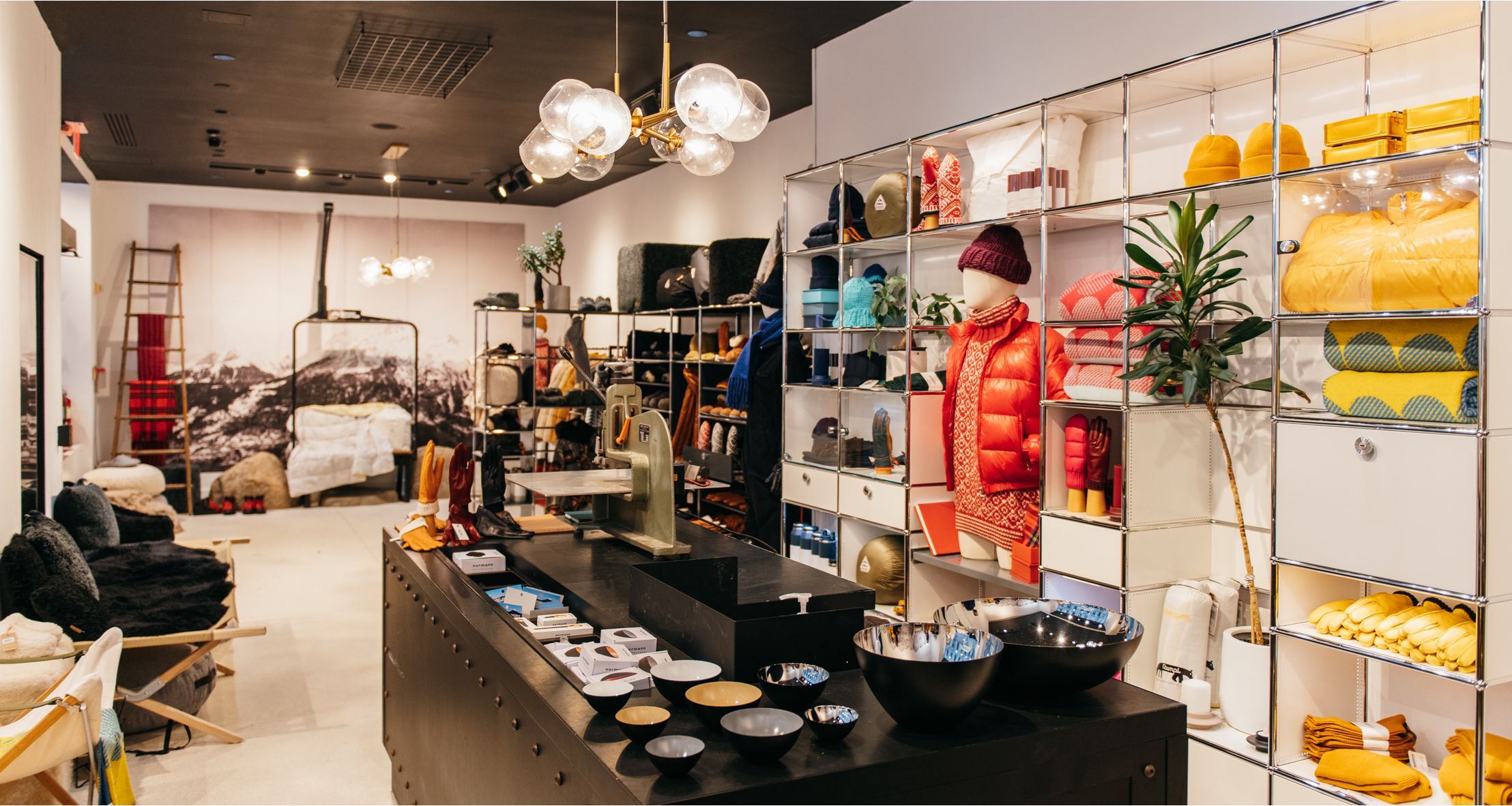 Inside the Westerlind pop-up shop