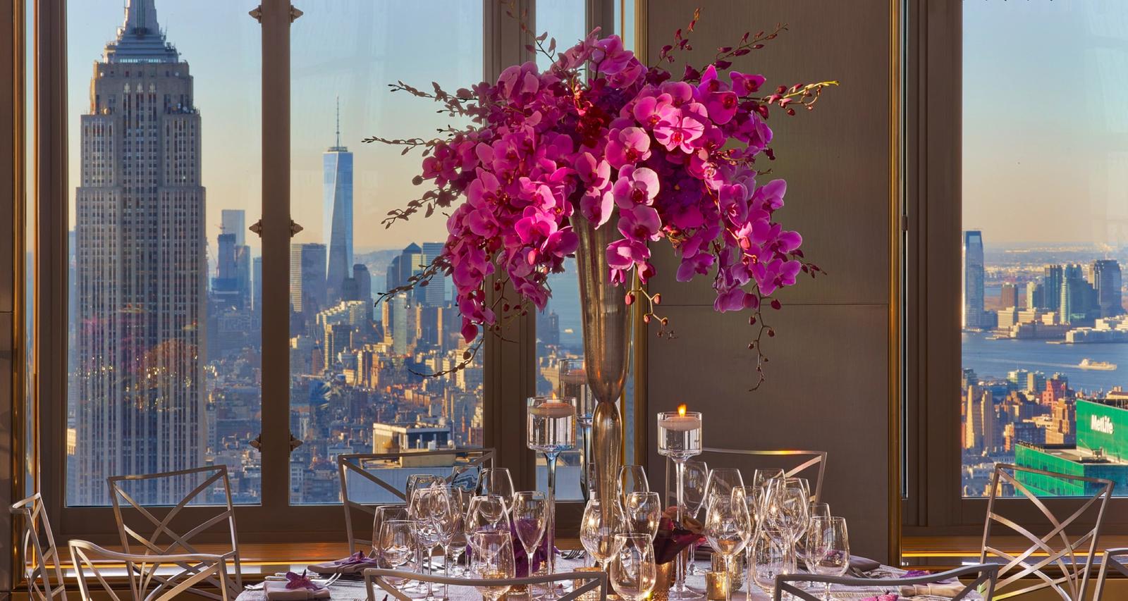 Rainbow Room event space with beautiful views